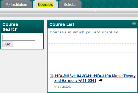 Courses>Course List