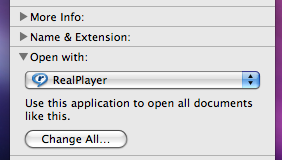 Adjust the program and click Change All to apply the new settings